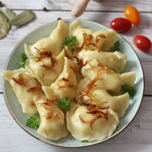 Pierogi z mięsem wieprzowym - 350G - 9 sztuk